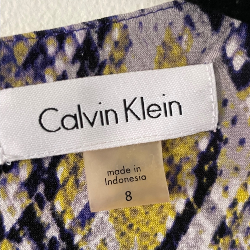 CALVIN KLEIN Python print wrap dress - image 6